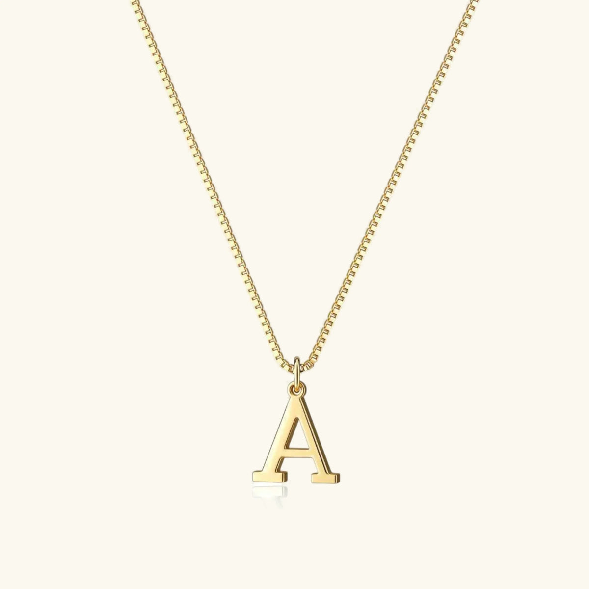 [Echo Fine]Therese Letter Initial Gold Necklace