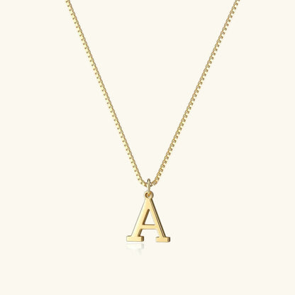 [Echo Fine]Therese Letter Initial Gold Necklace