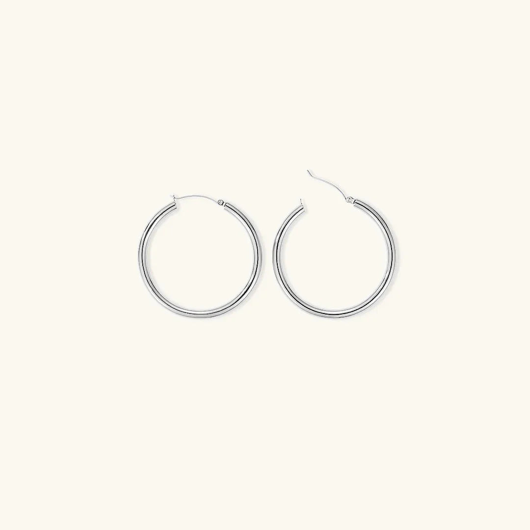 [Echo Fine]Broad Round Hoops