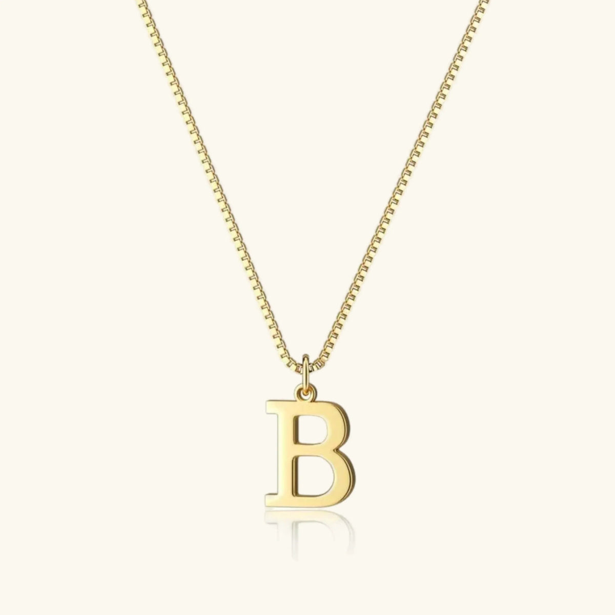 [Echo Fine]Therese Letter Initial Gold Necklace