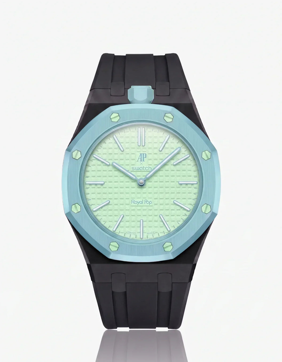 Silicone Strap & Case  Royal Pop  Blaue Acht(Customize  Colors)