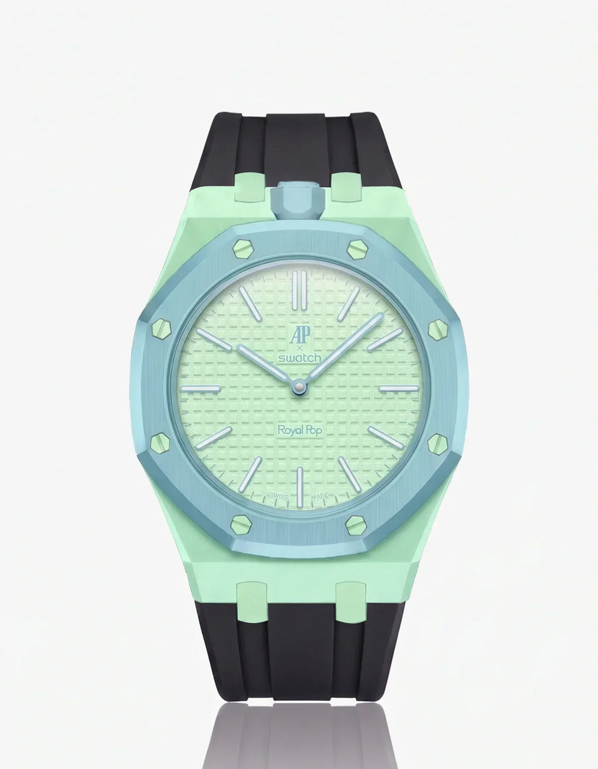 Silicone Strap & Case  Royal Pop  Blaue Acht(Customize  Colors)