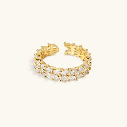 [Echo Fine]Clarisse Patterned Gold Ring
