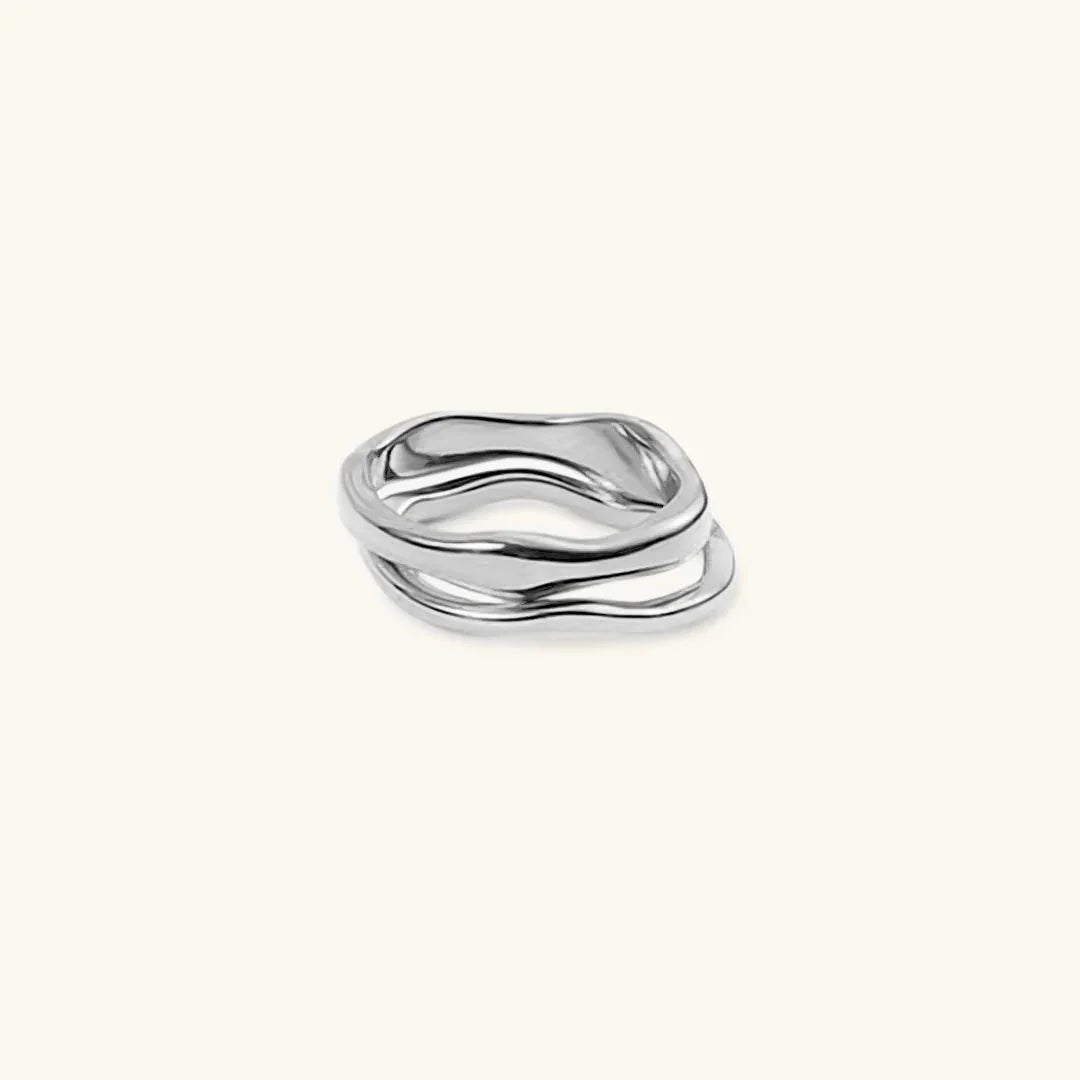 [Echo Fine]Dianne Gold Stacker Ring