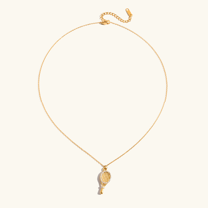 [Echo Fine]Aces Gold Tennis Pendant