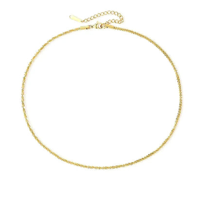 [Echo Fine]Audrey Gold Chain Necklace