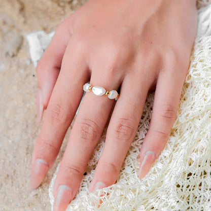 [Echo Fine]Fiji Pearl Band Ring