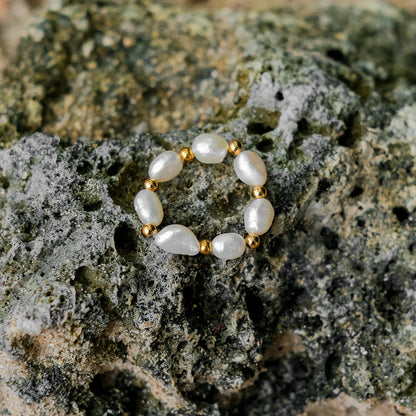 [Echo Fine]Fiji Pearl Band Ring
