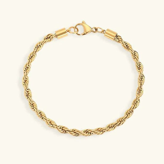 [Echo Fine]Gigi Rope Chain Gold Bracelet