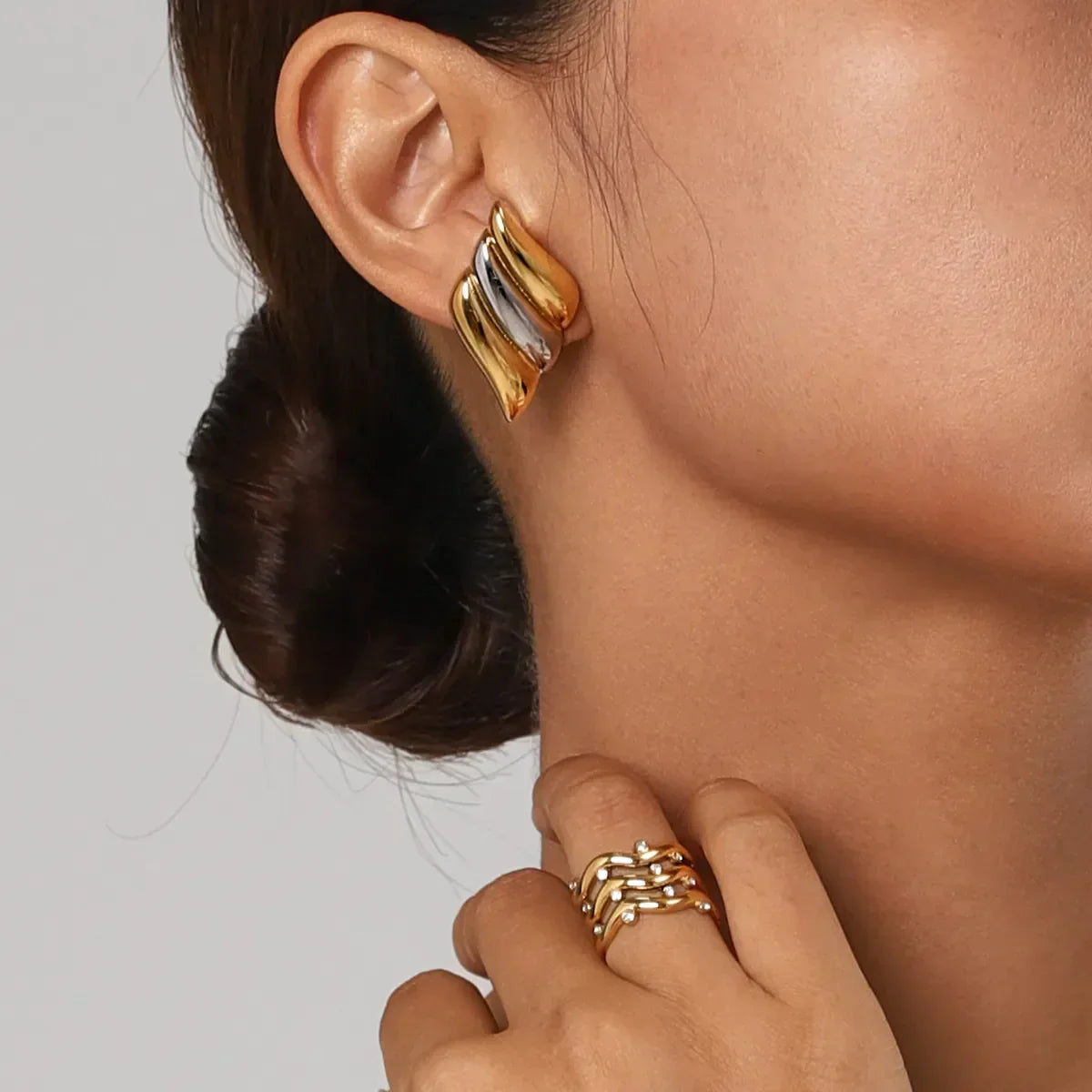 [Echo Fine]Vera Gold Earrings