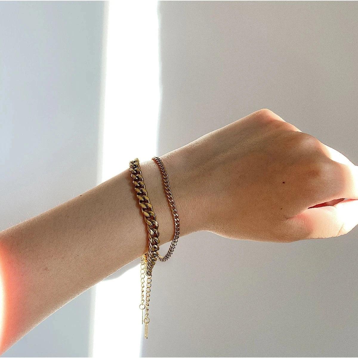 [Echo Fine]Jean Gold Chain Bracelet