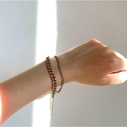 [Echo Fine]Jean Gold Chain Bracelet