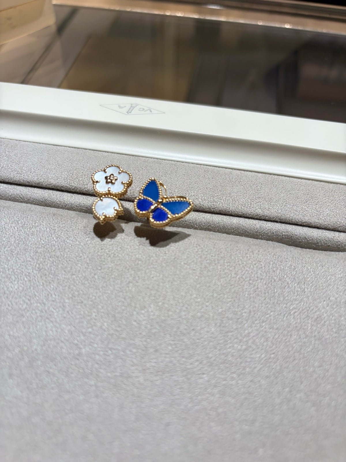 [ECHO]LUCKY SPRING BUTTERFLY OPEN-FACE RINGS