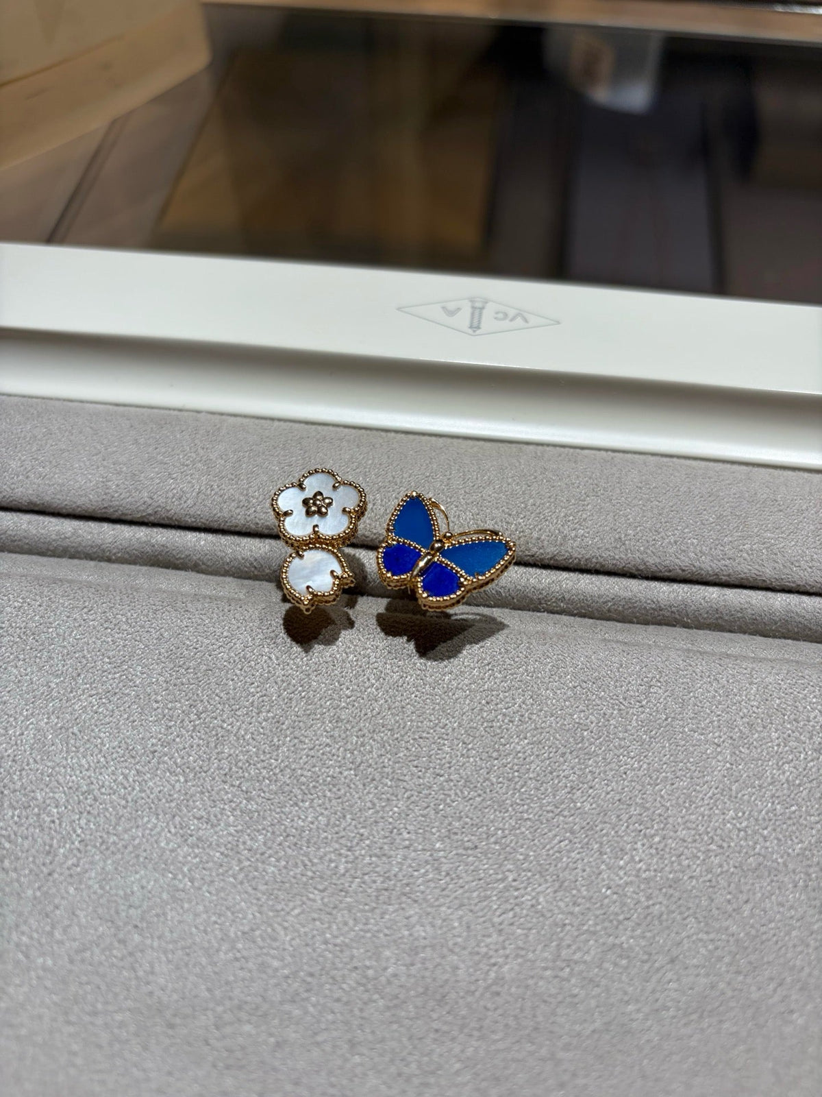 [ECHO]LUCKY SPRING BUTTERFLY OPEN-FACE RINGS