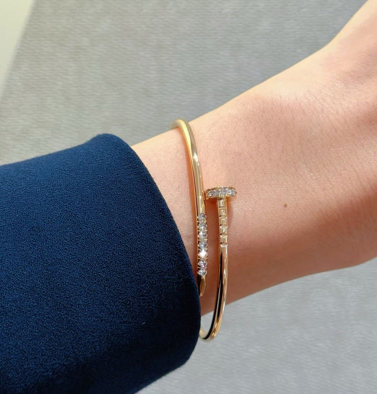 [ECHO]JUSTE BRACELET 2.5MM DIAMONDS NEW