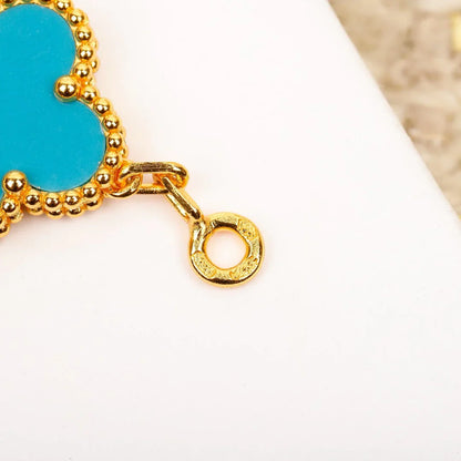 [ECHO ] CLOVER 5 MOTIF TURQUOISE BRACELET COLLECTION