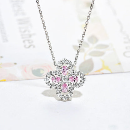 [ECHO ]LOOP NECKLACE FULL MOTIF DIAMOND 16MM MULTIPLE COLORS
