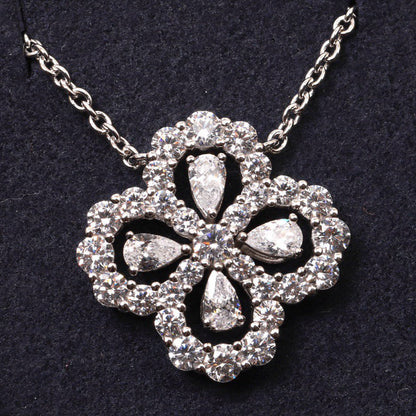 [ECHO ]LOOP NECKLACE FULL MOTIF DIAMOND 16MM MULTIPLE COLORS