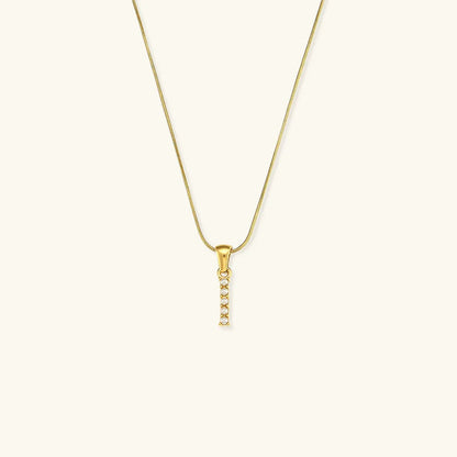 [Echo Fine]Augustine Initial Letter Pearl Necklace