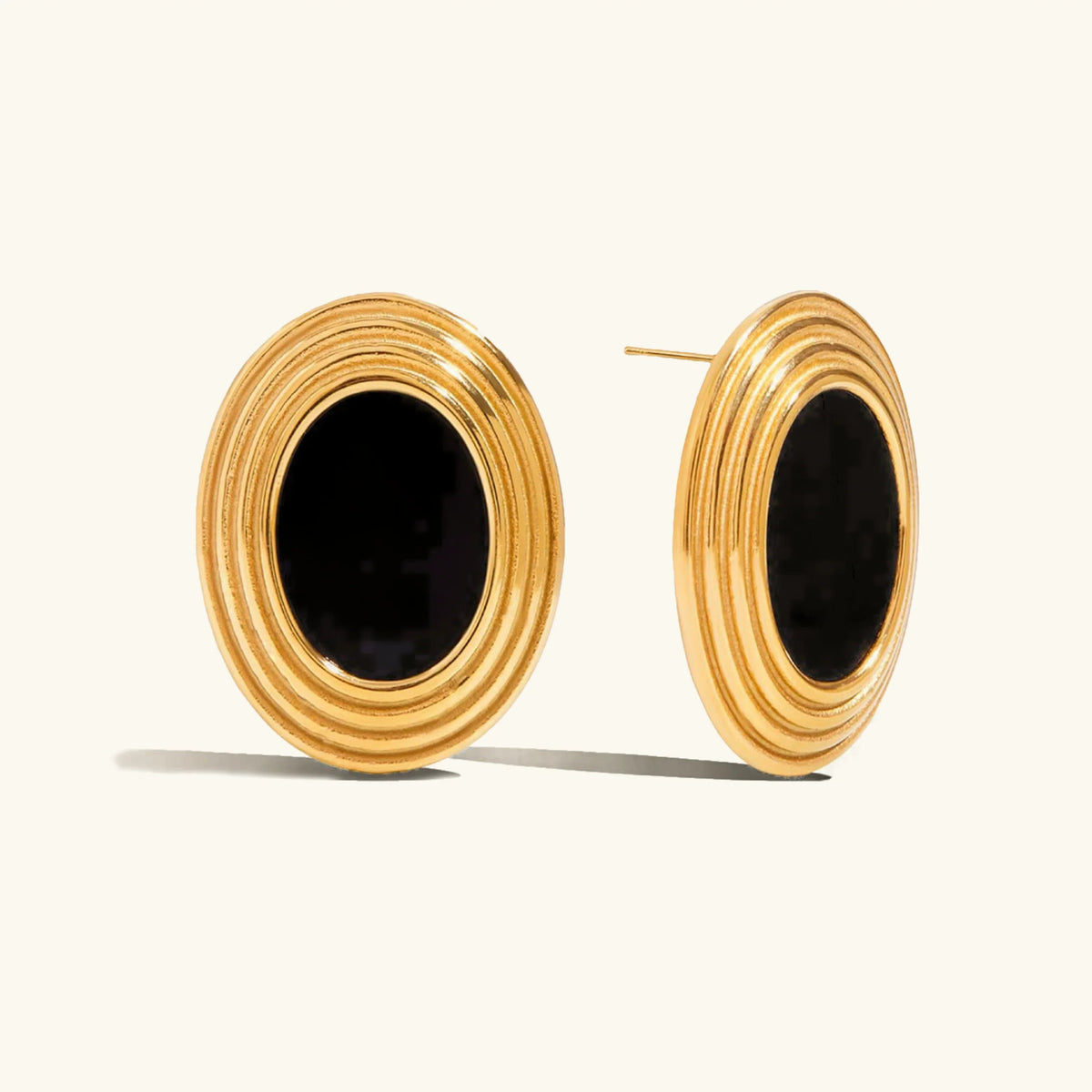 [Echo Fine]Ruthie Gold Enamel Earrings