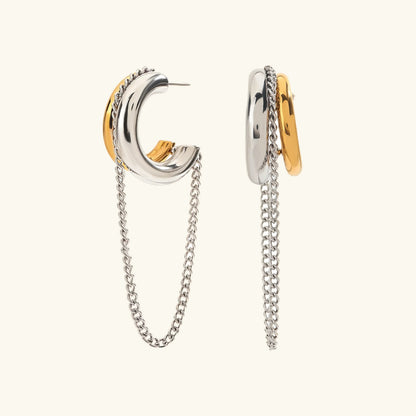 [Echo Fine]Galilea Link Chain Hoops