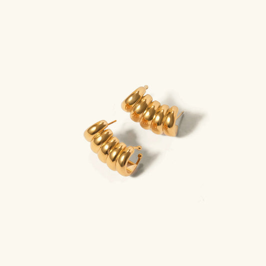 [Echo Fine]Beatrix Gold Earrings
