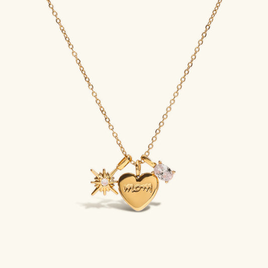 [Echo Fine]A Mother's Appreciation Gold Locket