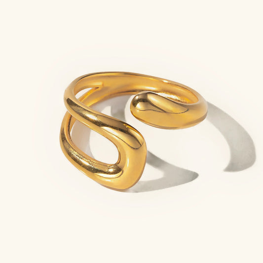 [Echo Fine]Bernice Open Ended Gold Ring