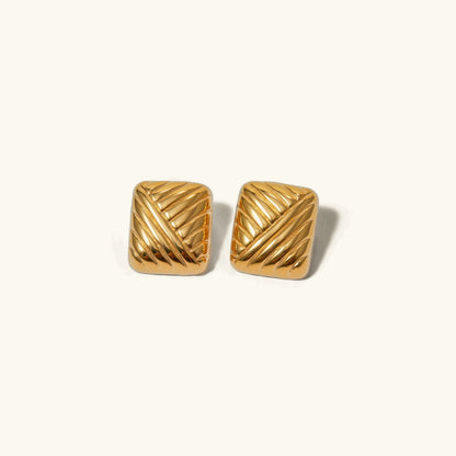 [Echo Fine]Inez Gold Earrings