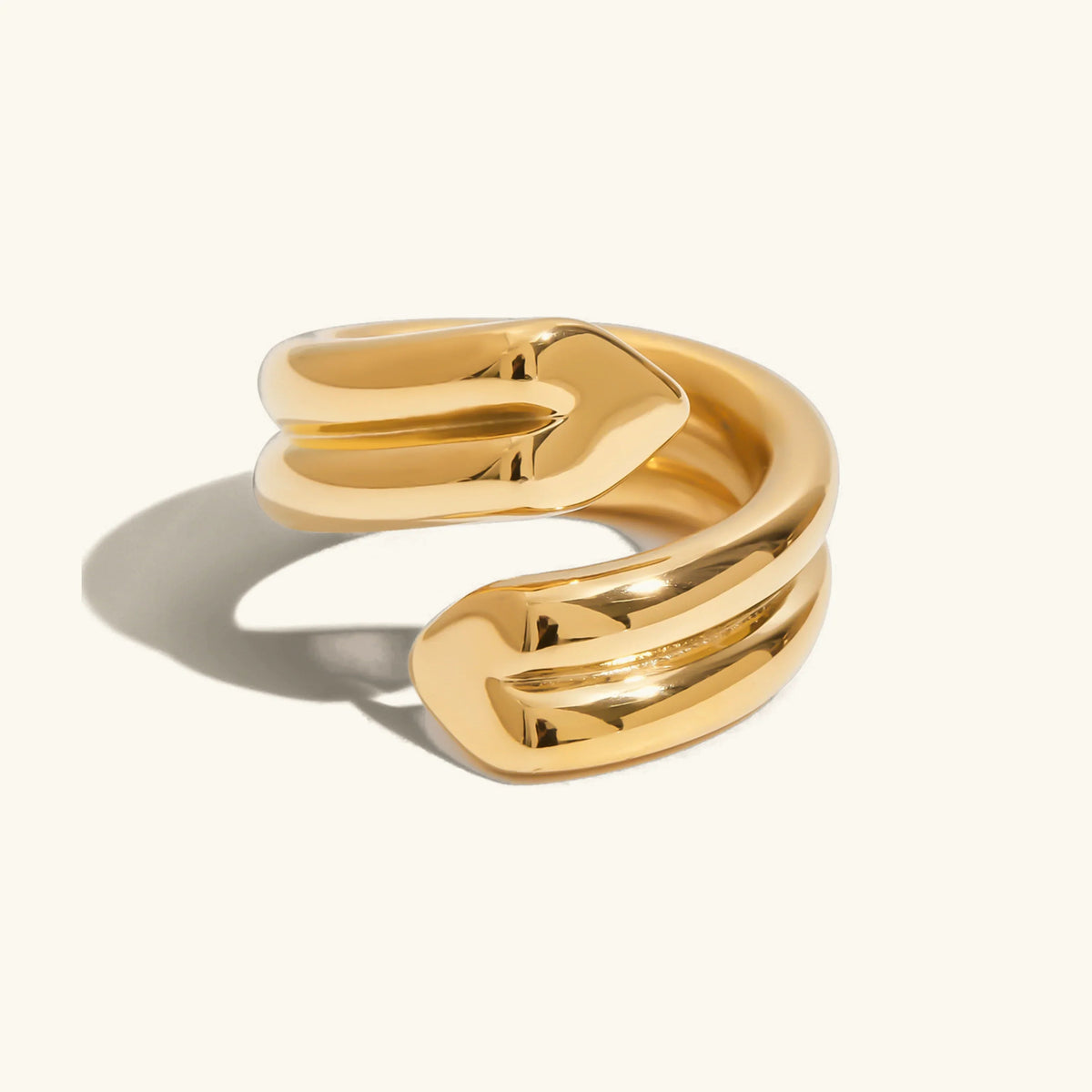 [Echo Fine]Tara Heart Twist Gold Ring