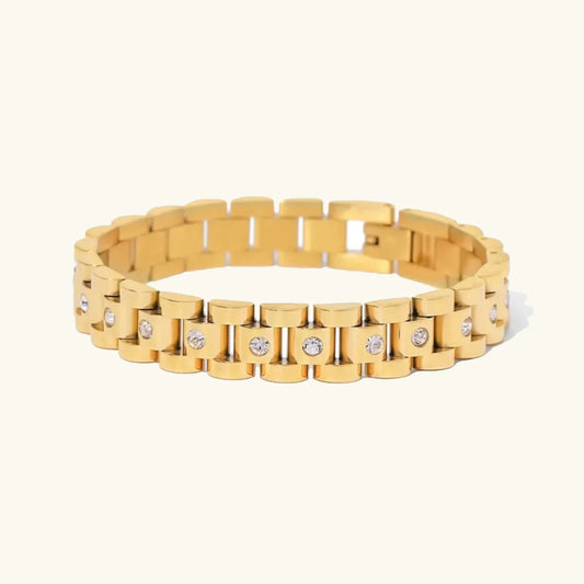 [Echo Fine]Gold Watchband Bracelet