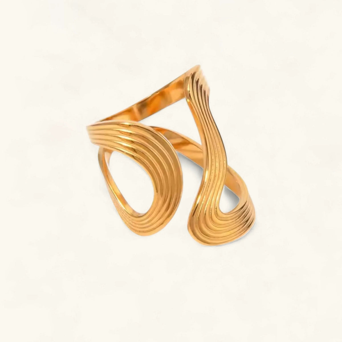 [Echo Fine]Vivi Twisted Band Gold Ring