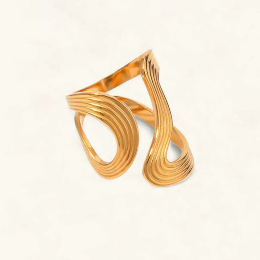 [Echo Fine]Vivi Twisted Band Gold Ring
