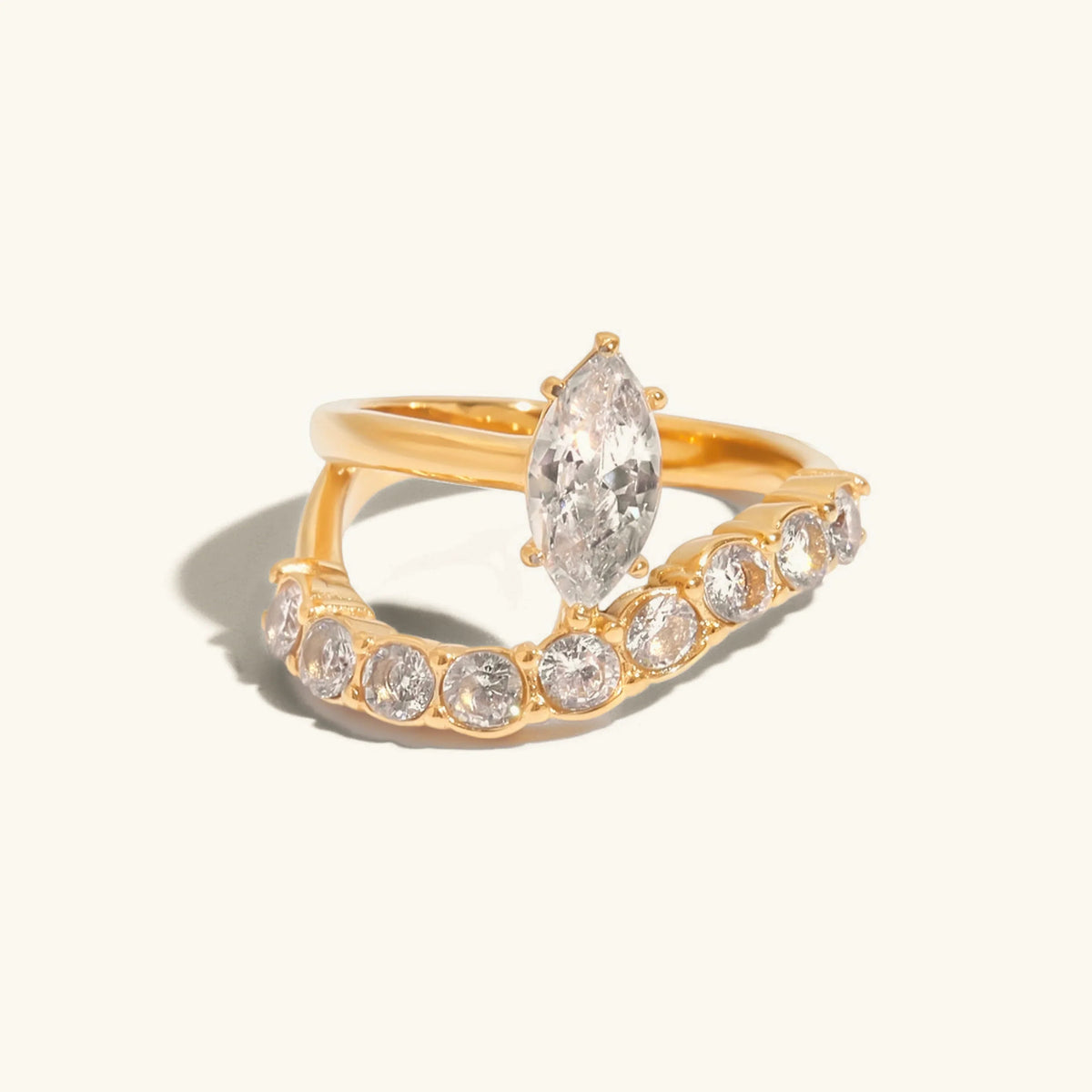 [Echo Fine]Calina Marquise Diamond Ring