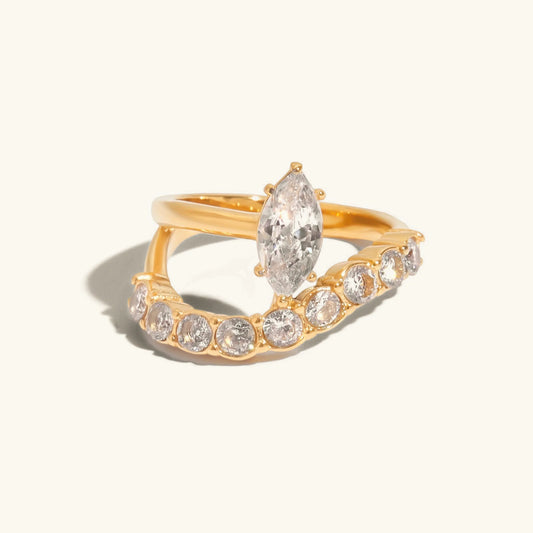 [Echo Fine]Calina Marquise Diamond Ring