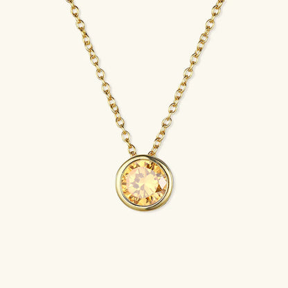 [Echo Fine]Amelia Birthstone Necklace