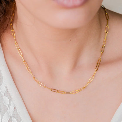 [Echo Fine]Lena Golden Chain Necklace