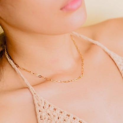 [Echo Fine]Lena Golden Chain Necklace