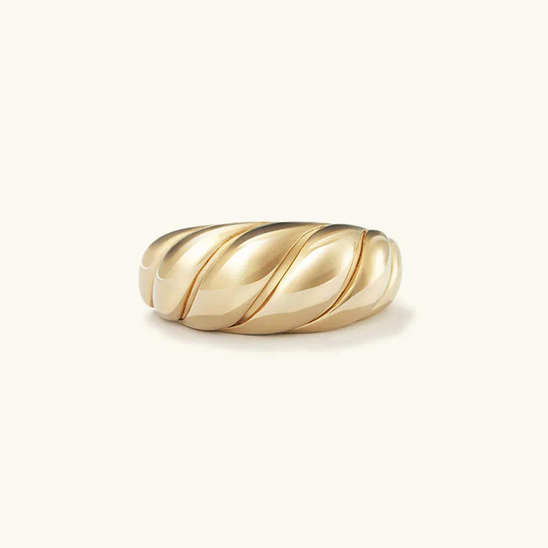 [Echo Fine]Lorelei Gold Croissant Ring