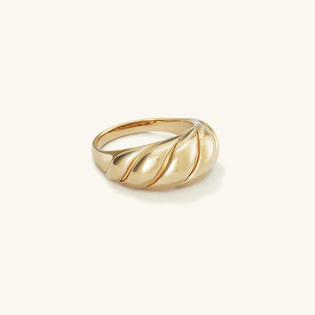 [Echo Fine]Lorelei Gold Croissant Ring