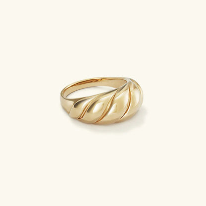 [Echo Fine]Lorelei Gold Croissant Ring