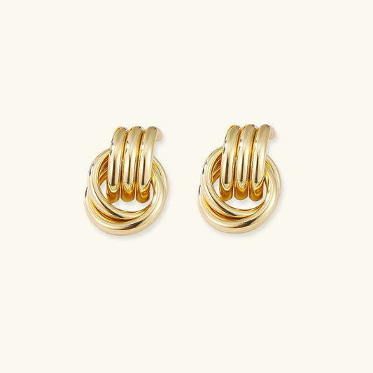 [Echo Fine]Luna Layered Hoop Earrings