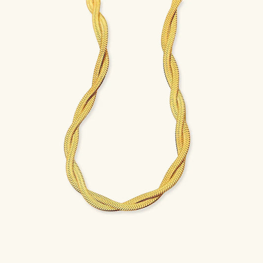 [Echo Fine]Lysa Twisted Chain Necklace
