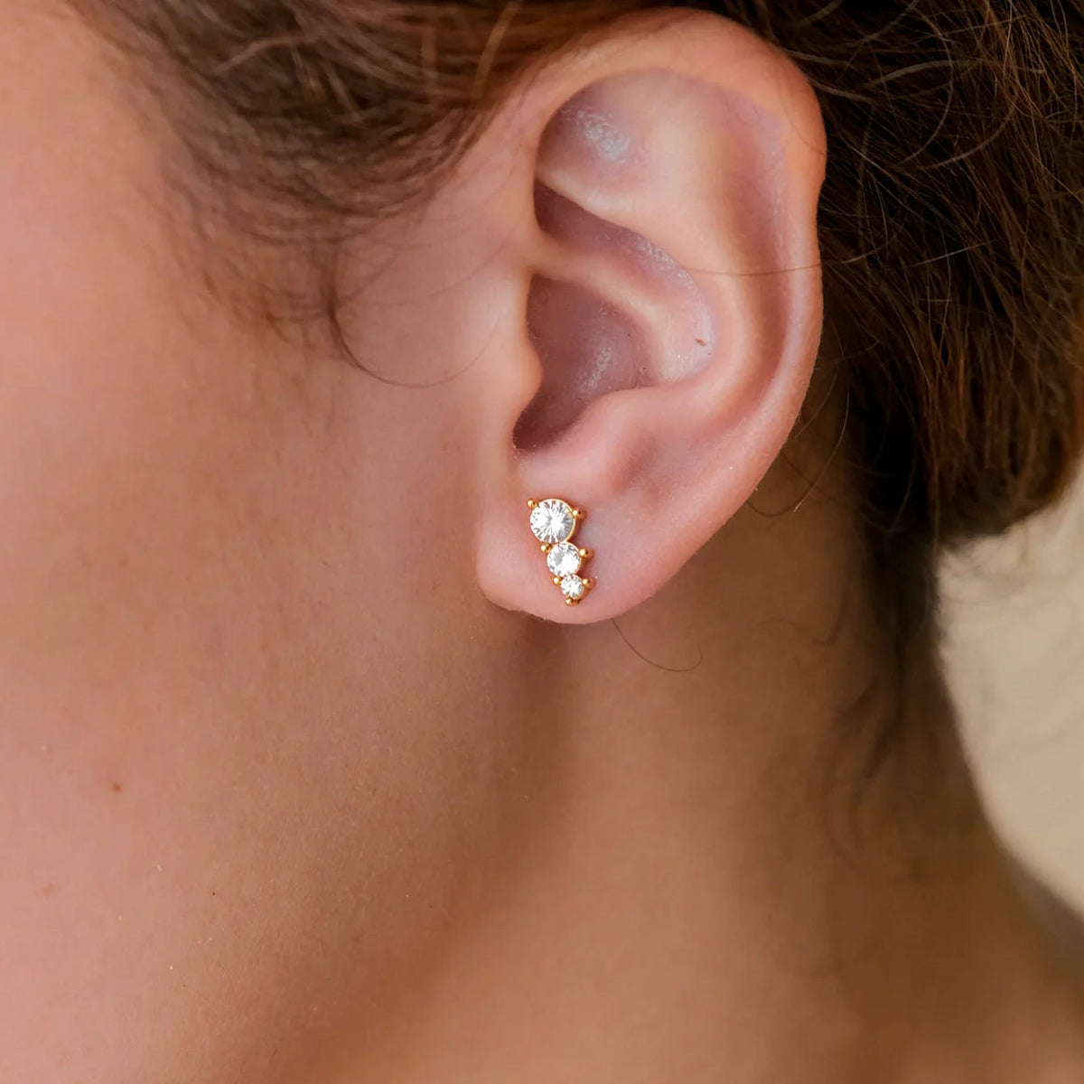 [Echo Fine]Lira Gold Earrings