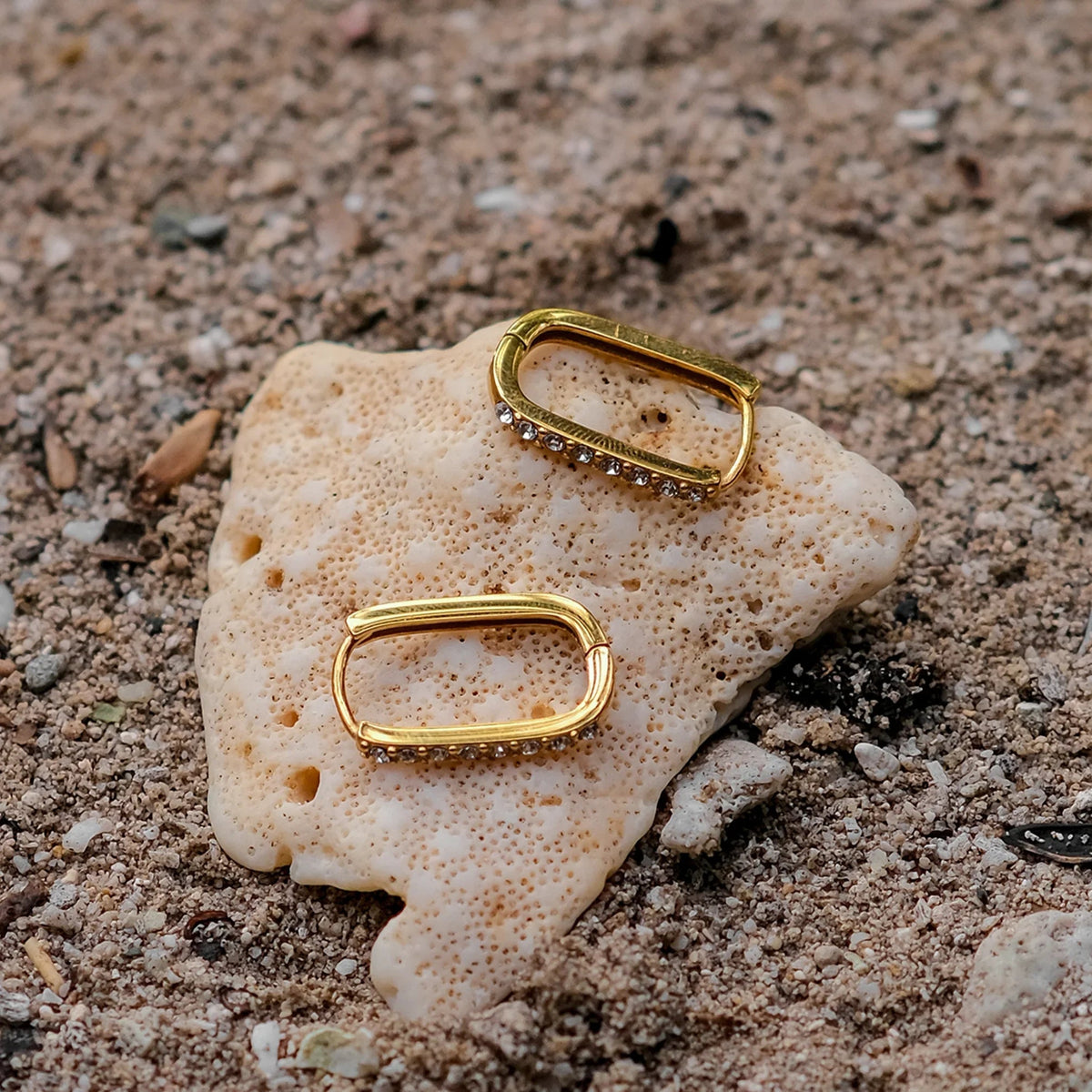 [Echo Fine]Maya Gold Hoop Earrings