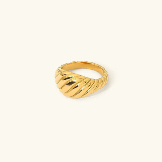 [Echo Fine]Mia Gold Croissant Ring