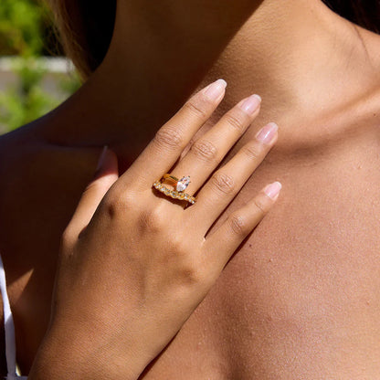 [Echo Fine]Calina Marquise Diamond Ring