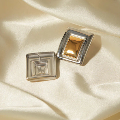 [Echo Fine]Jocelyn Two Tone Earrings