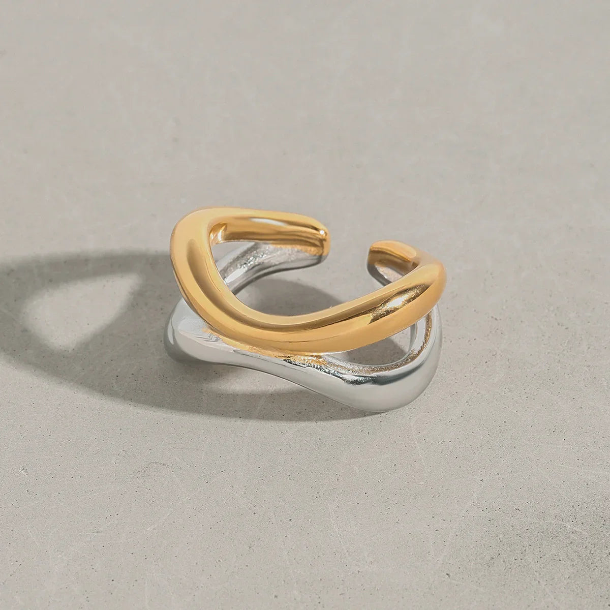 [Echo Fine]Deanna Gold Intertwined Ring