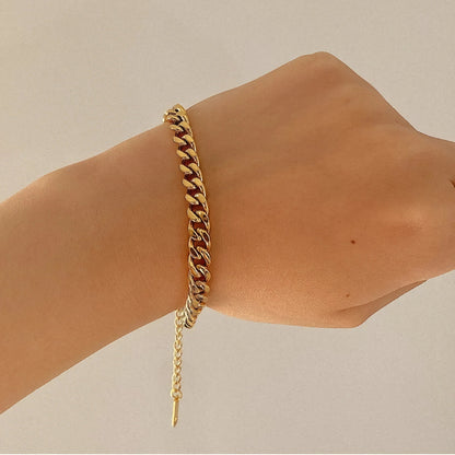 [Echo Fine]Jean Gold Chain Bracelet
